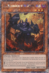Cir, Malebranche of the Burning Abyss - RA04-EN234 - (Platinum Secret Rare) - 1st Edition